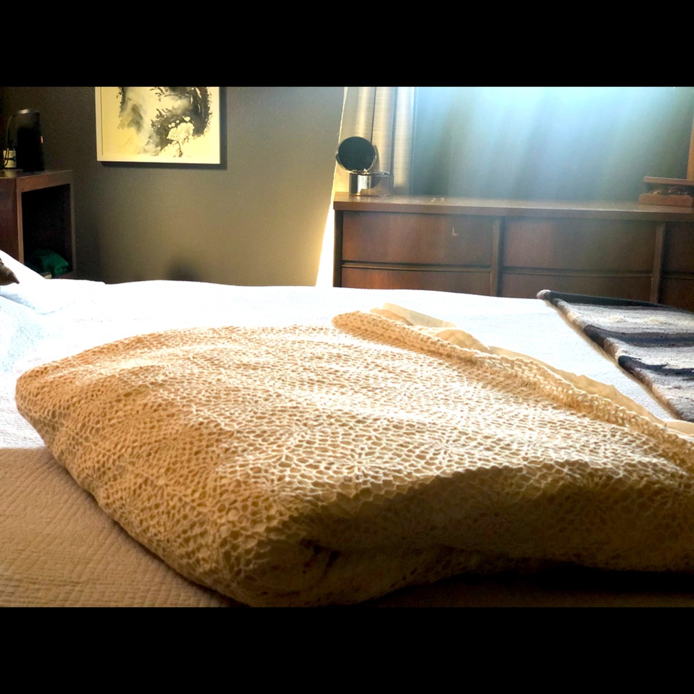 Doily Duvet Cover